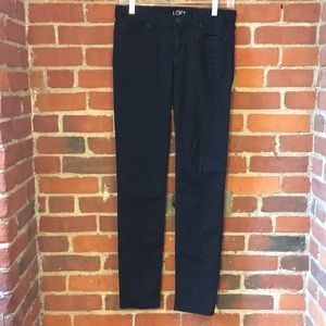 LOFT Modern Skinny Jeans, Black, Size 2